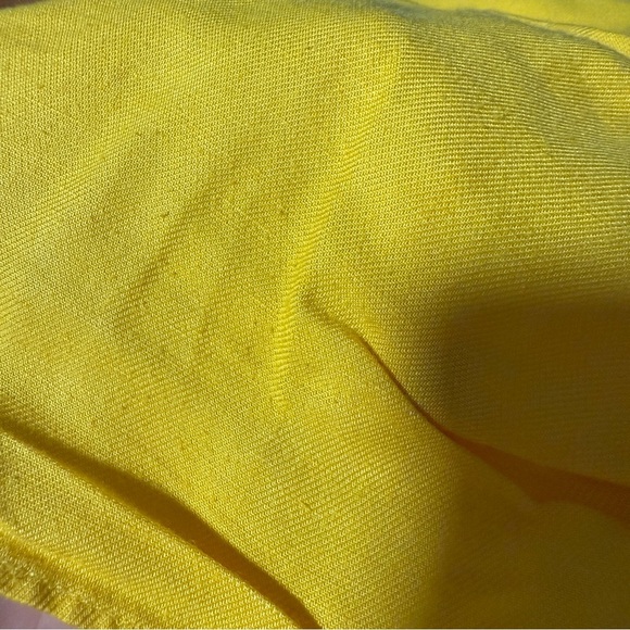 Derek Lam collective yellow strapless wide leg jumpsuit stretchy fabric size 48 - Picture 10 of 10